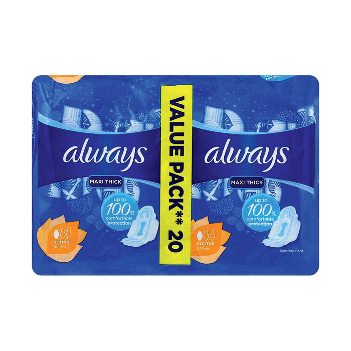 Always Maxi Sanitary Pads Duo Pack Normal 20 Pads