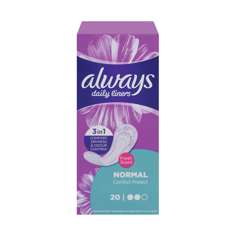 Always Pantyliners Normal Scented 20