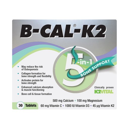 B-Cal-K2 30 Tablets