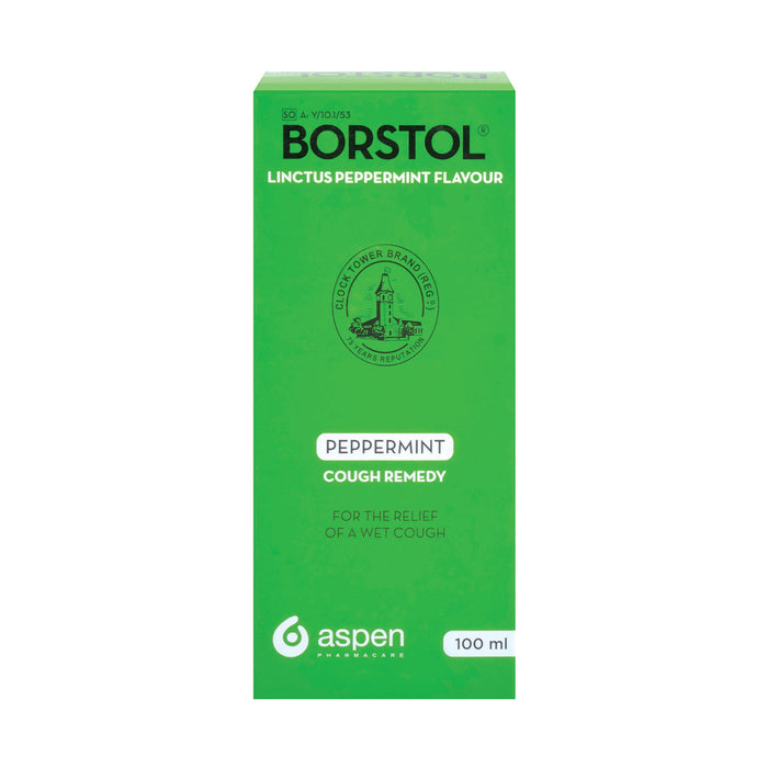 Borstol Cough Syrup Peppermint 100ml