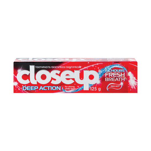 Closeup Toothpaste Deep Action Red Hot 125g