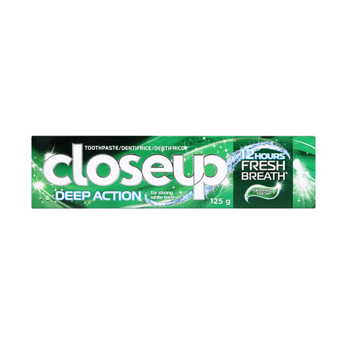 Closeup Toothpaste Deep Action Menthol Fresh 125g
