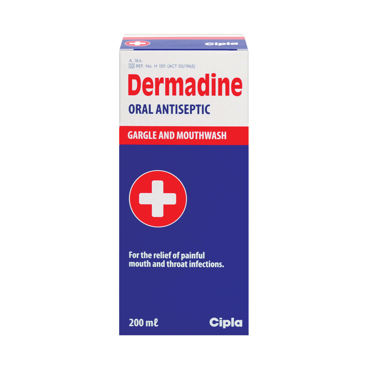 Dermadine Oral Gargle 200ml - Maximed