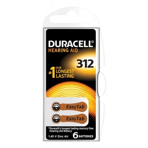 Duracell Battery Hearing Aid DA312 B7