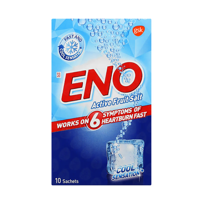 ENO Cooling Active Fruit Salts Regular 5g x 10 Sachets