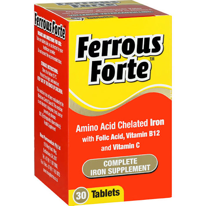 Ferrous Forte Complete Iron Supplement 30 Tablets