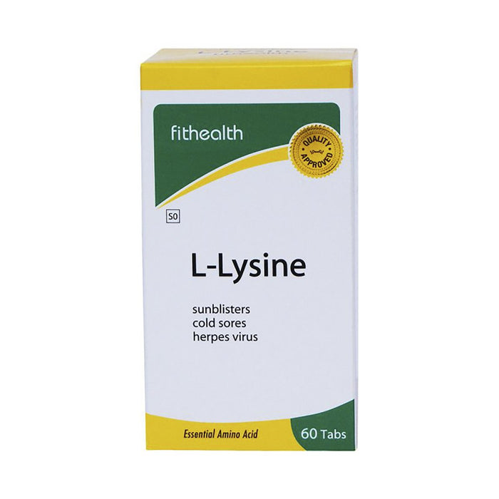 Fithealth L-lysine 60 Tablets