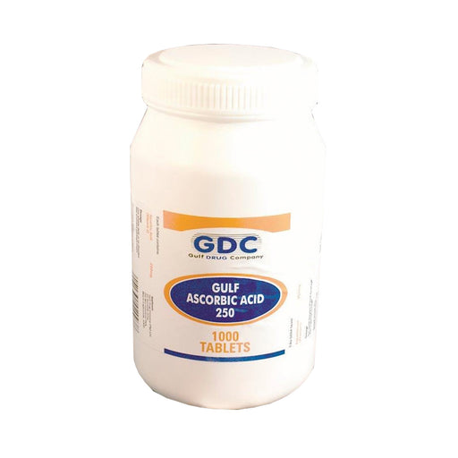 GDC Gulf Ascorbic Acid 250mg 1000 Tablets