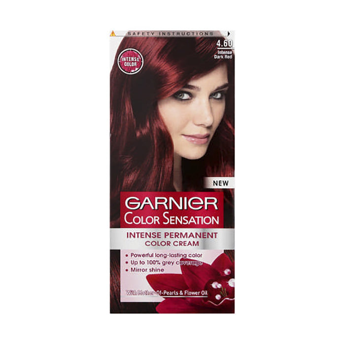 Garnier Color Sensation Intense Permanent Color Cream Intense Dark Red 4.60