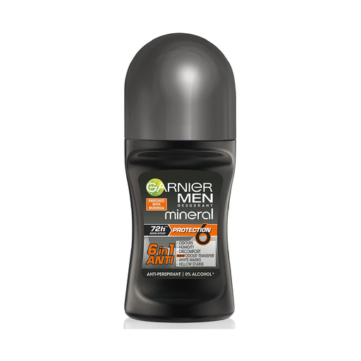 Garnier Mineral Men Roll-on Anti-Perspirant Protection 6 in 1 50ml