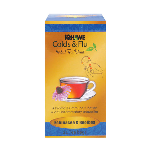 Iqhawe Tea Cold & Flu Echinacea & Rooibos 22 Teabags
