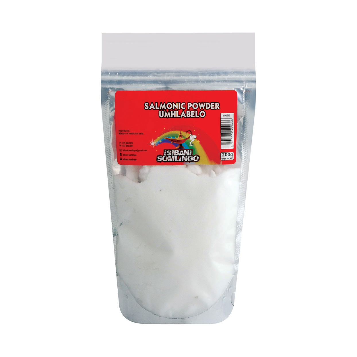 Isibani Somlingo Salmonic Powder Umhlabelo White 200g — Maximed Pharmacy