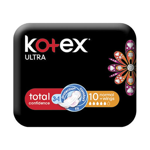 Kotex Designer Ultra Thin Pads Normal + Wings 10 Pads