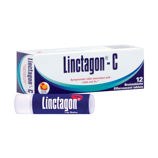 Linctagon-C 12 Effervescent Tablets Plus Lipblam