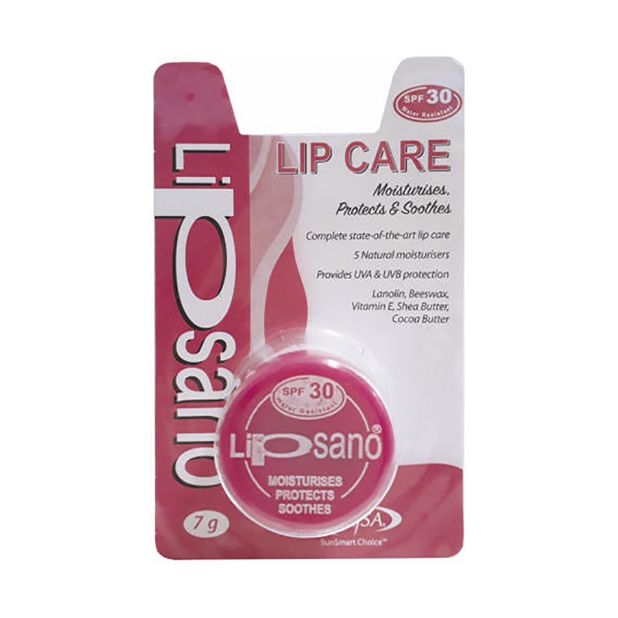 Lipsano Lip Care SPF30 Moisturises Protects Soothes Tub Pink 7g ...