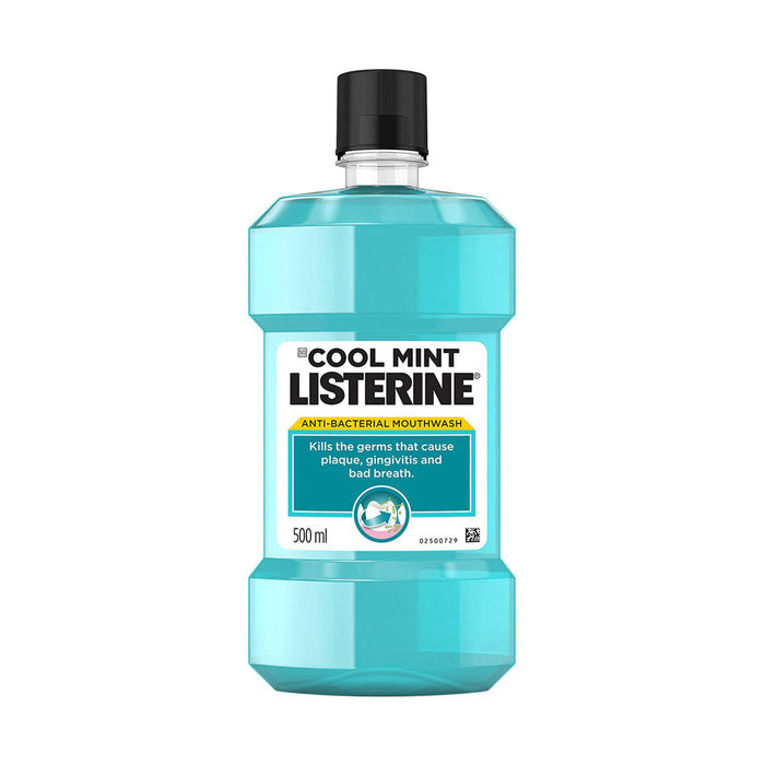 Listerine Cool Mint Anti-bacterial Mouthwash 500ml