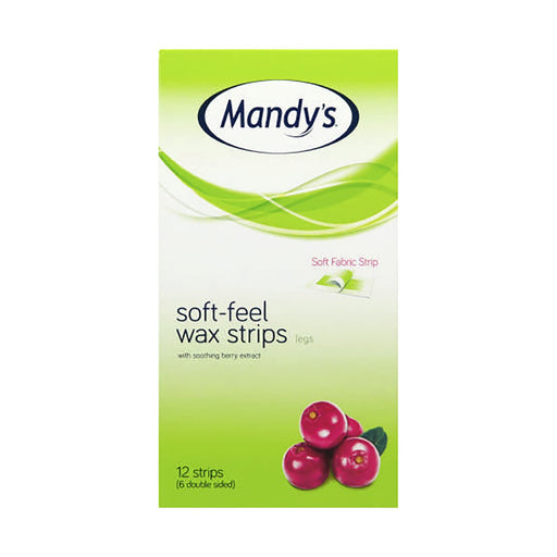 Mandy's Soft-Feel Wax Strips Legs 12