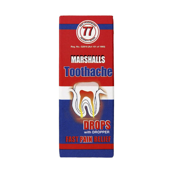 Toothached Drops Marshalls Toothache Drops 10ml - Maximed