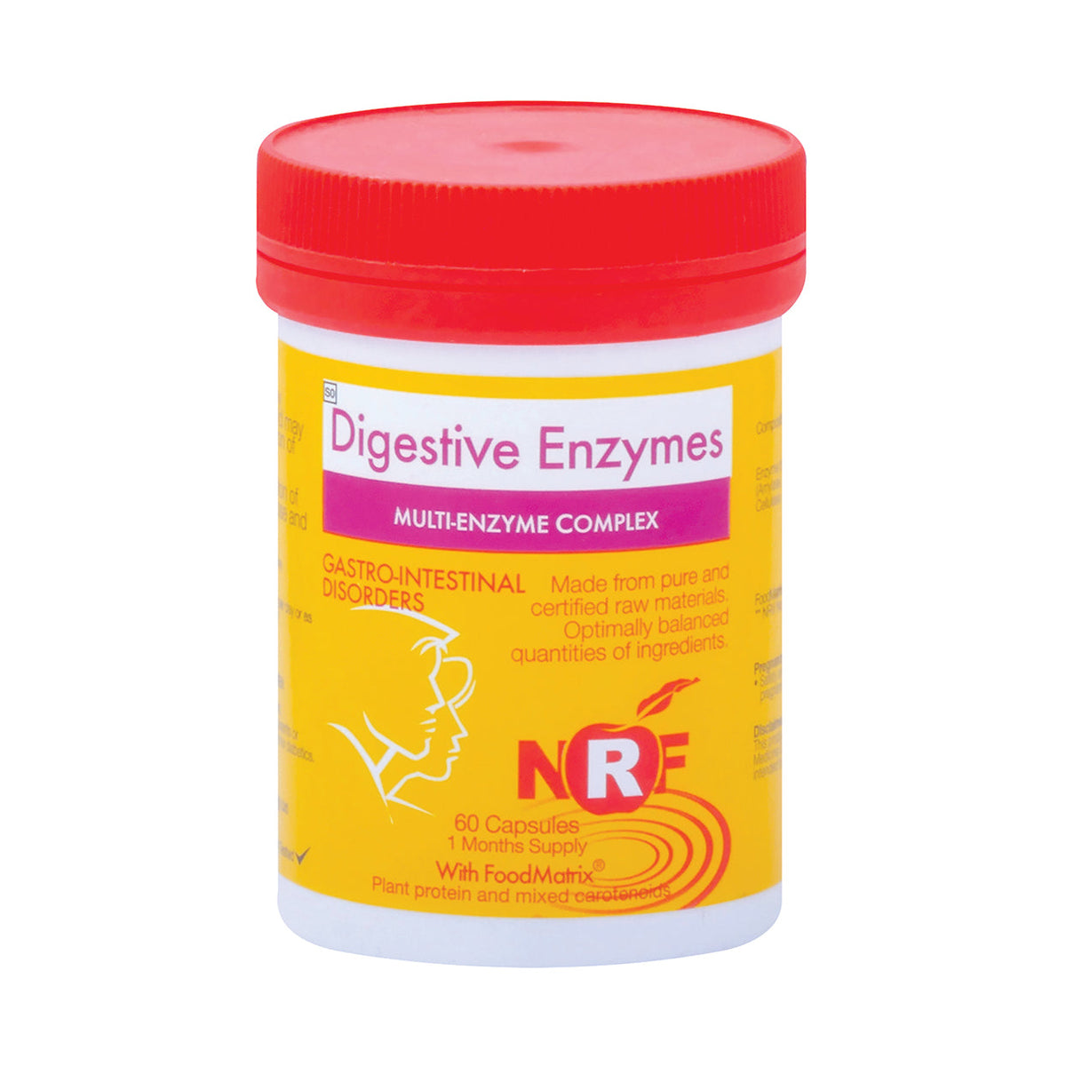 NRF Foodmatrix Digestive Enzyme 60 Capsules — Maximed Pharmacy