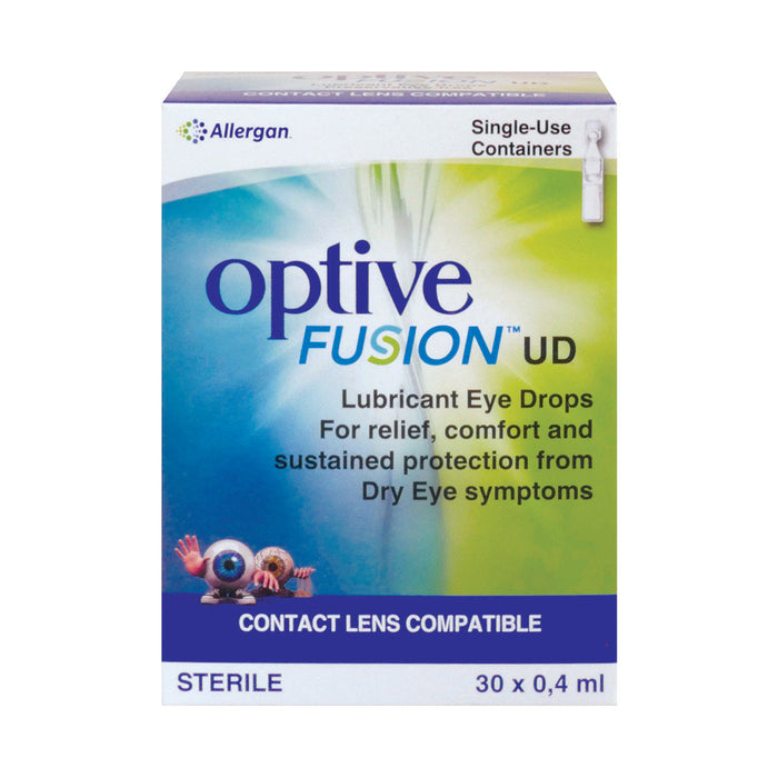 Optive Fusion Lubricant Eye Drops 30 0.4ml