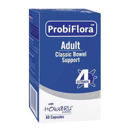 ProbiFlora Adult Classic Bowel Support 4 Strain Probiotic 60 Capsules