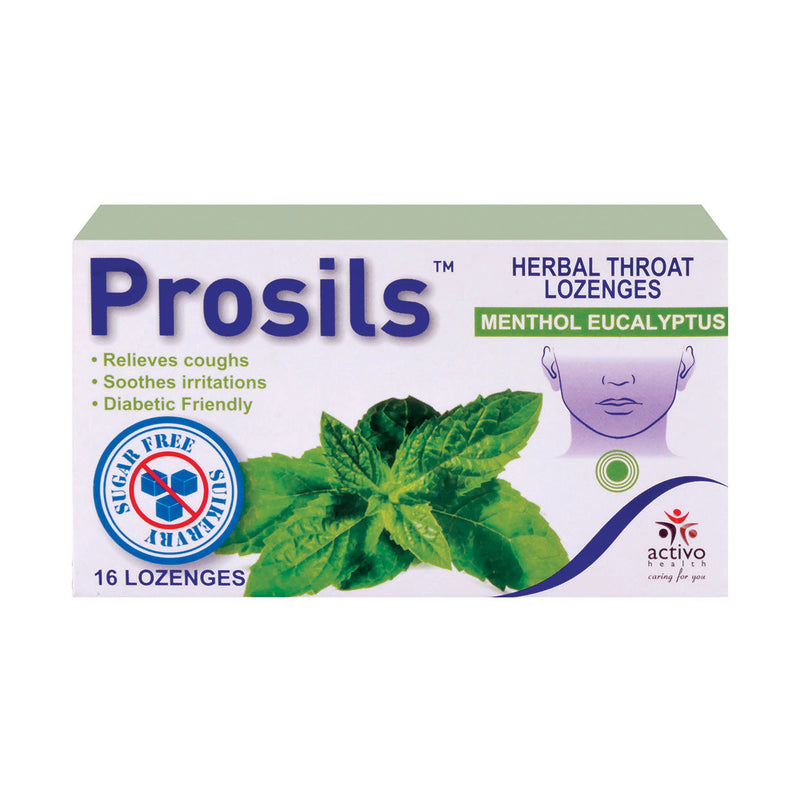 Prosils Throat Lozenges Menthol & Eucalyptus Lozenges