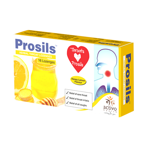 Prosils Throat Lozenges Honey & Lemon 16 Lozenges