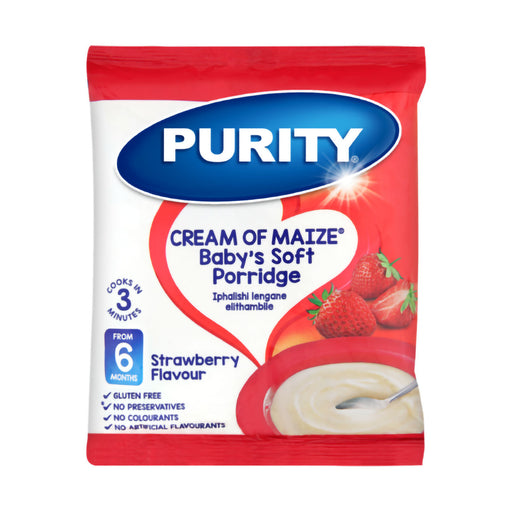 Purity Cream of Maize Soft Porridge 6+ Months Strawberry 400g
