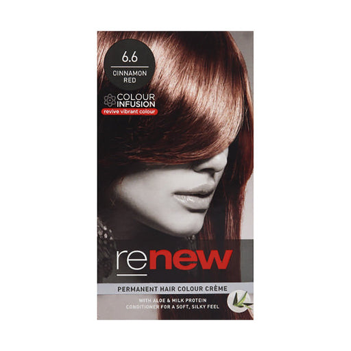 Renew Colour Infusion Permanent Hair Colour Creme Cinnamon Red 6.6