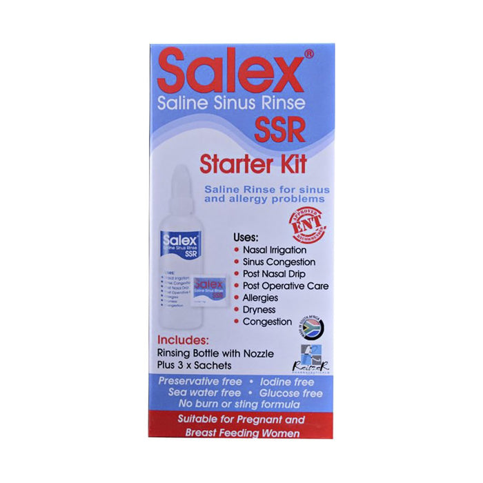 Salex Saline Sinus Rinse Starter Kit