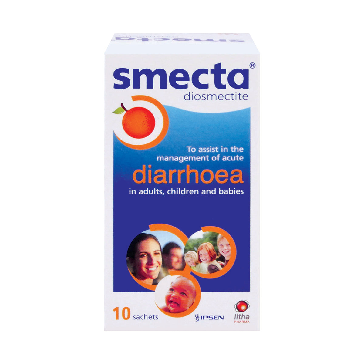 Smecta for Diarrhea Orange 10 Sachets Maximed