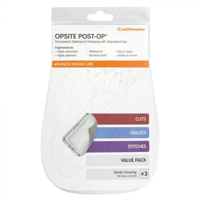 Smith & Nephew Opsite Post-OP 65x50mm Single