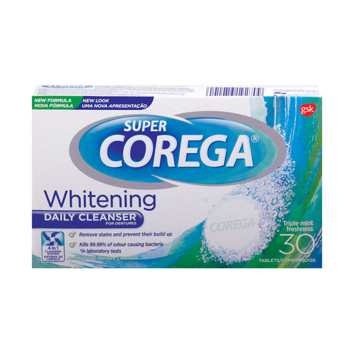 Super Corega Denture Cleaner Whiting 30 Tablets