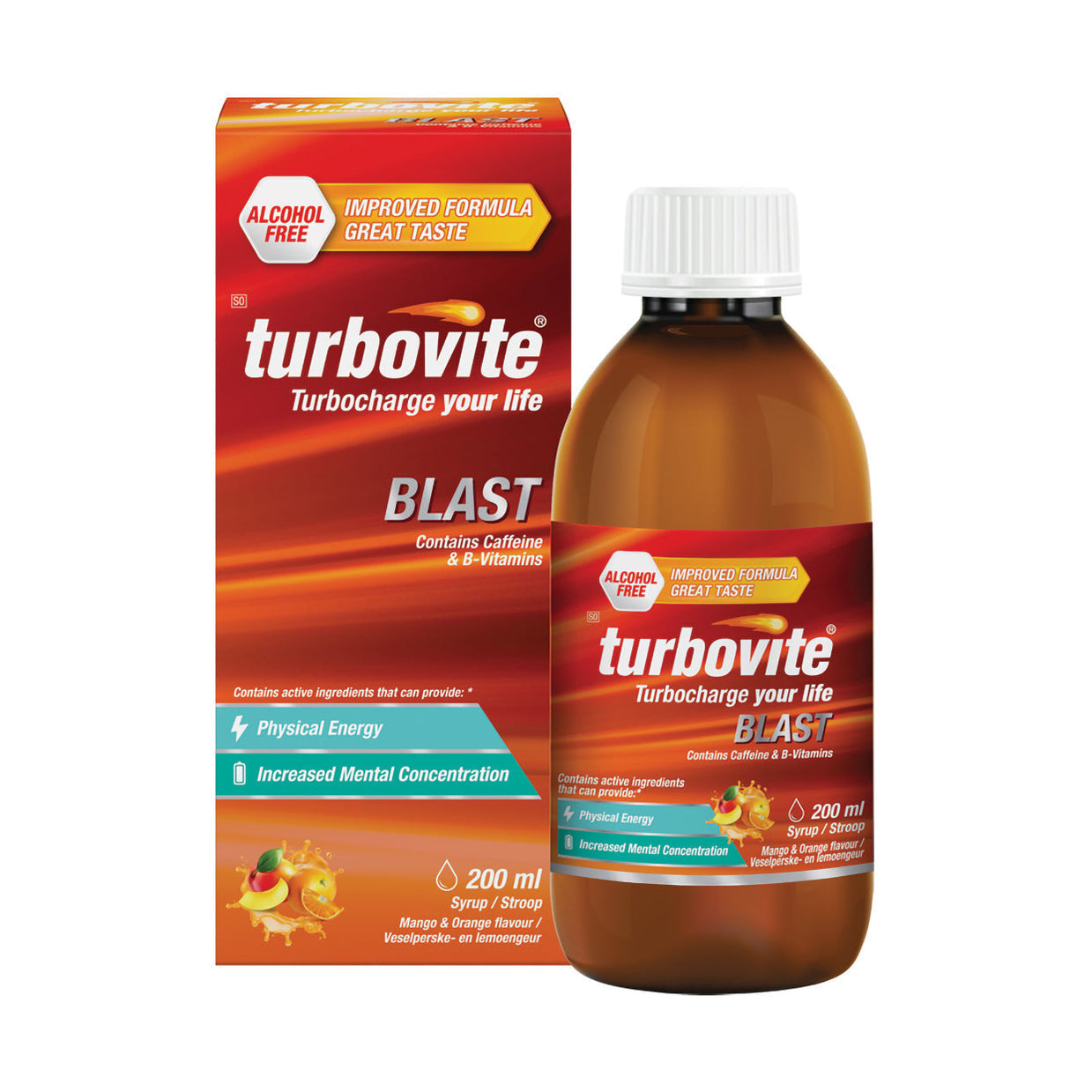 Turbovite Blast Syrup 200ml - Maximed