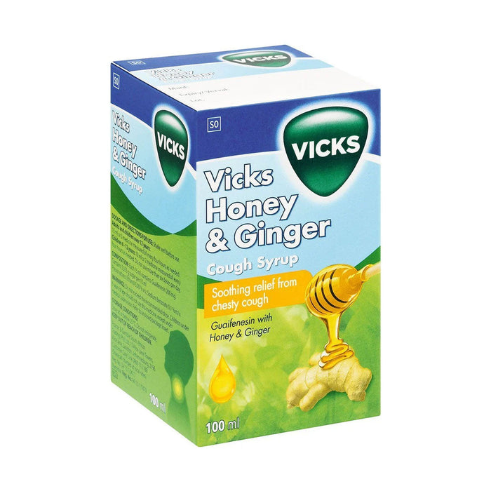 Vicks Honey & Ginger Cough Syrup 100ml