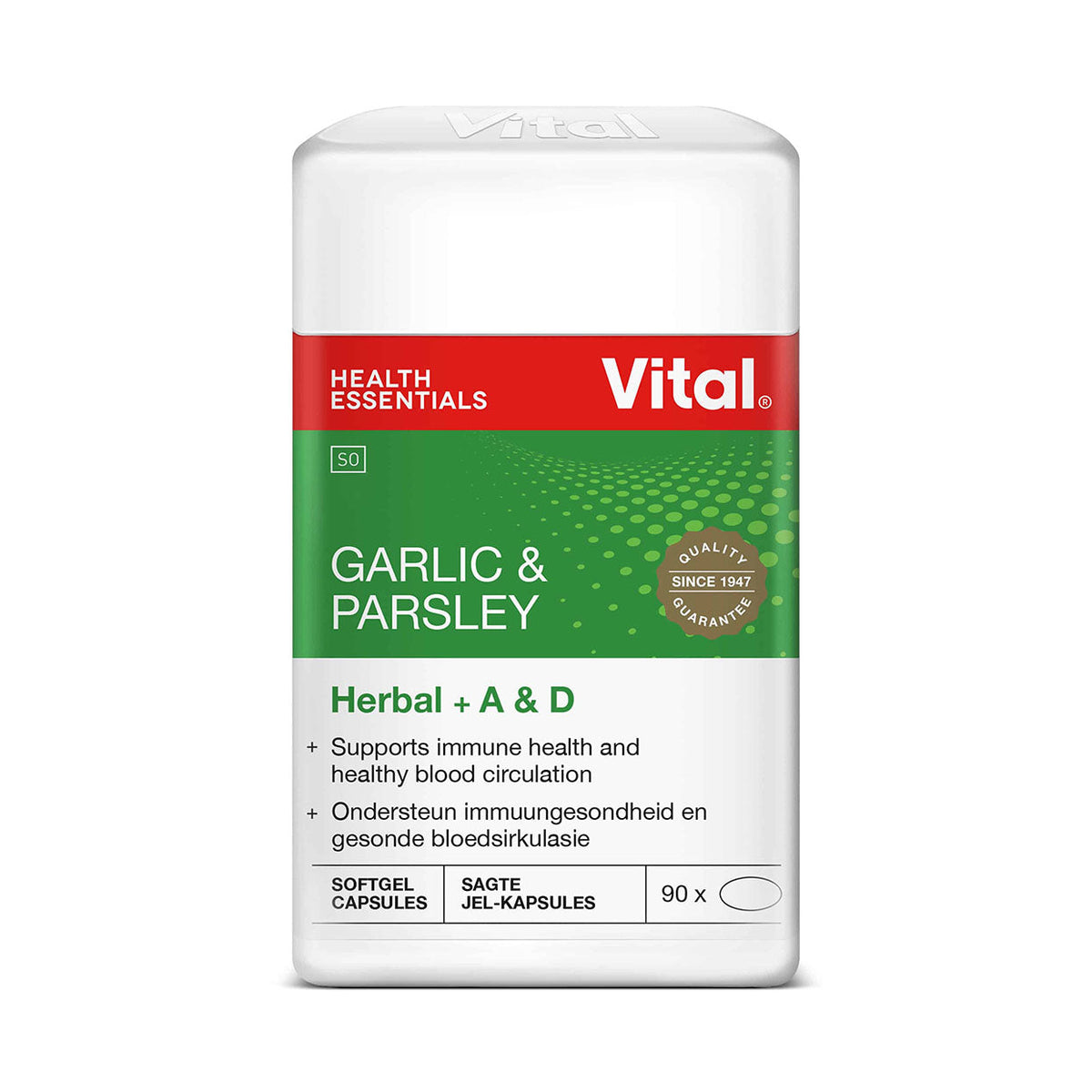 Vital Garlic & Parsley 90 Capsules Maximed
