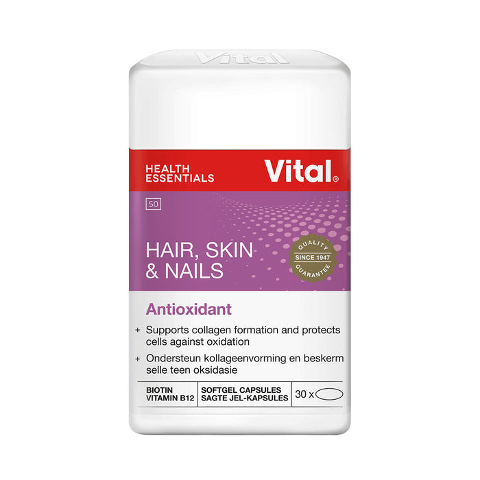 Vital Hair, Skin & Nails 30 Capsules Maximed